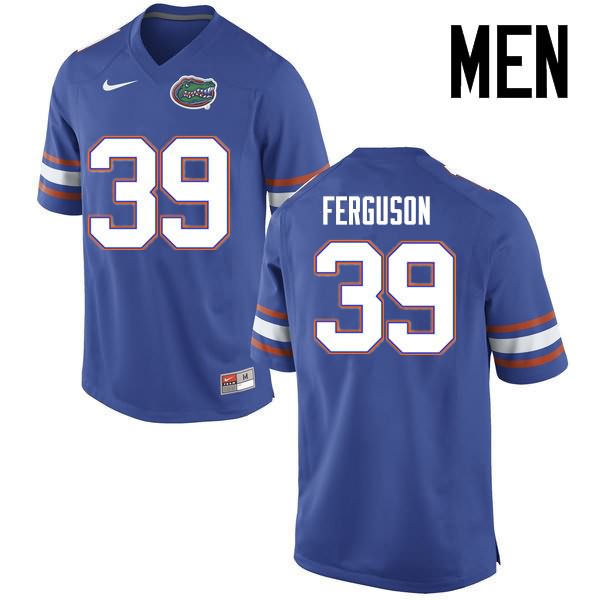 Men's NCAA Florida Gators Ryan Ferguson #39 Stitched Authentic Nike Blue College Football Jersey DFB3365JI